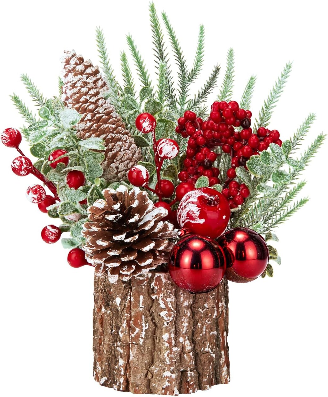 Christmas Centerpiece Table Decorations (Red) 10"D x 12"W x 13"H